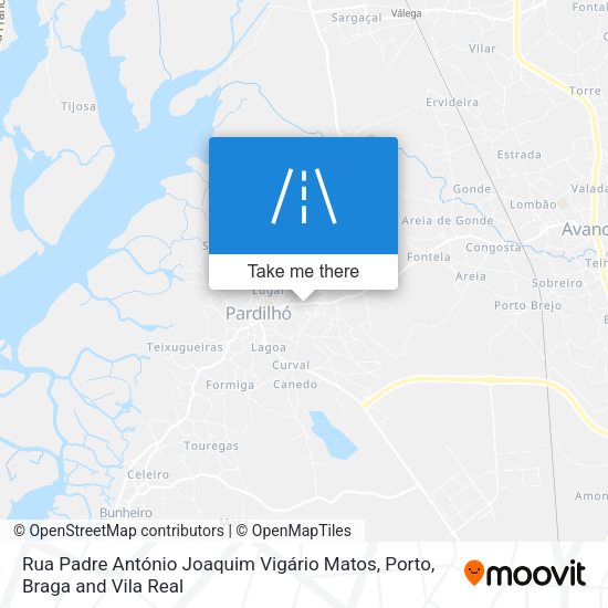 Rua Padre António Joaquim Vigário Matos map