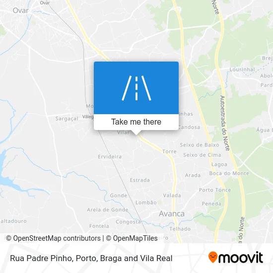 Rua Padre Pinho map