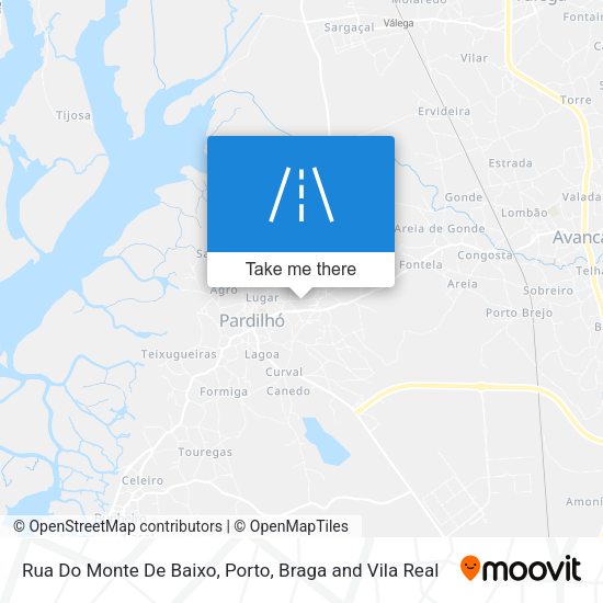 Rua Do Monte De Baixo mapa