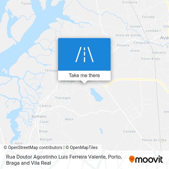 Rua Doutor Agostinho Luís Ferreira Valente map