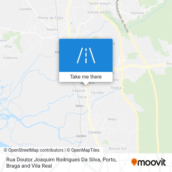 Rua Doutor Joaquim Rodrigues Da Silva map