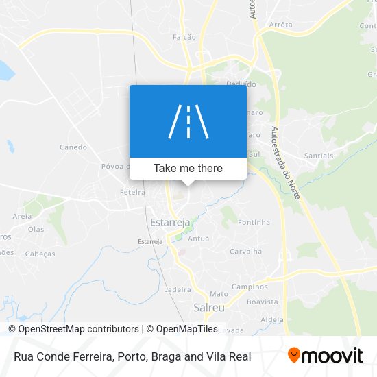 Rua Conde Ferreira mapa
