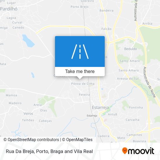 Rua Da Breja mapa