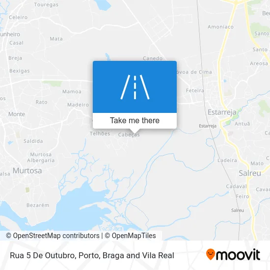 Rua 5 De Outubro map