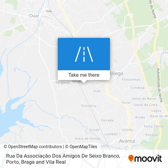 Rua Da Associação Dos Amigos De Seixo Branco map