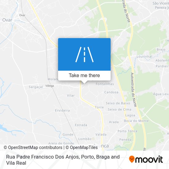 Rua Padre Francisco Dos Anjos map