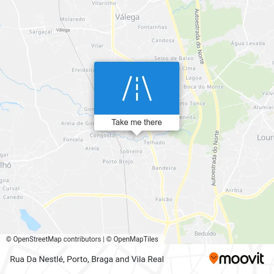 Rua Da Nestlé map