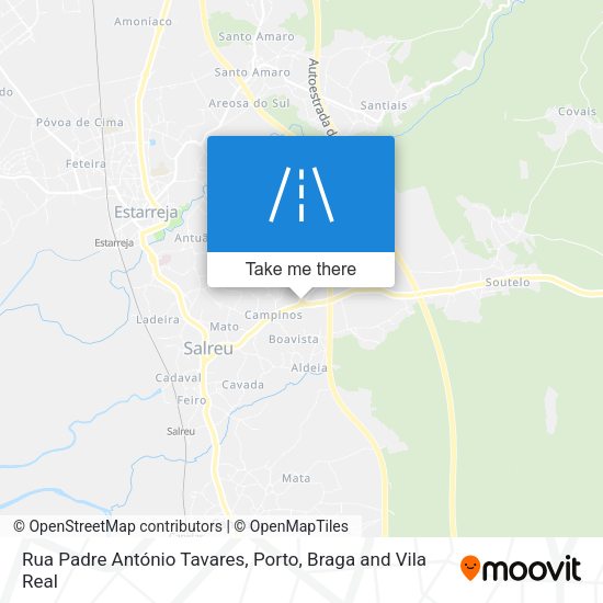Rua Padre António Tavares map