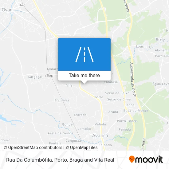 Rua Da Columbófila map