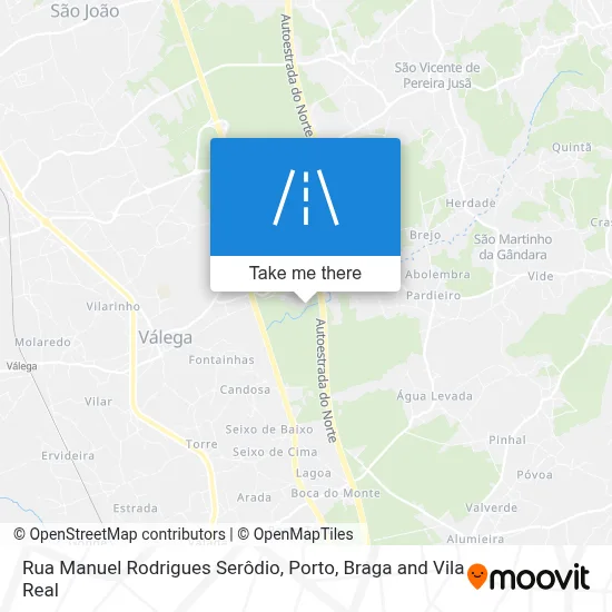 Rua Manuel Rodrigues Serôdio map
