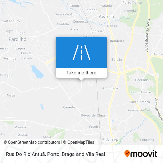 Rua Do Rio Antuã mapa
