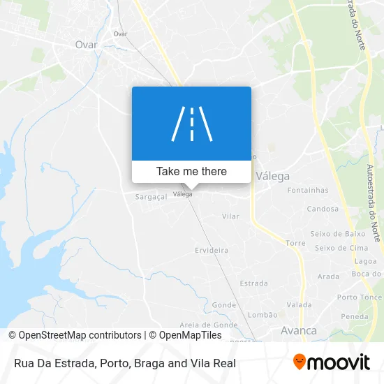 Rua Da Estrada map