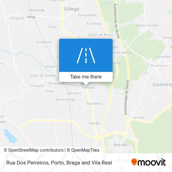 Rua Dos Perreiros map