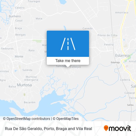 Rua De São Geraldo map