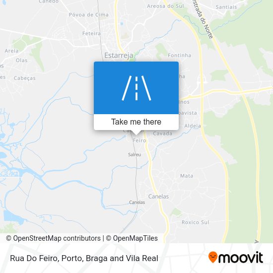 Rua Do Feiro mapa