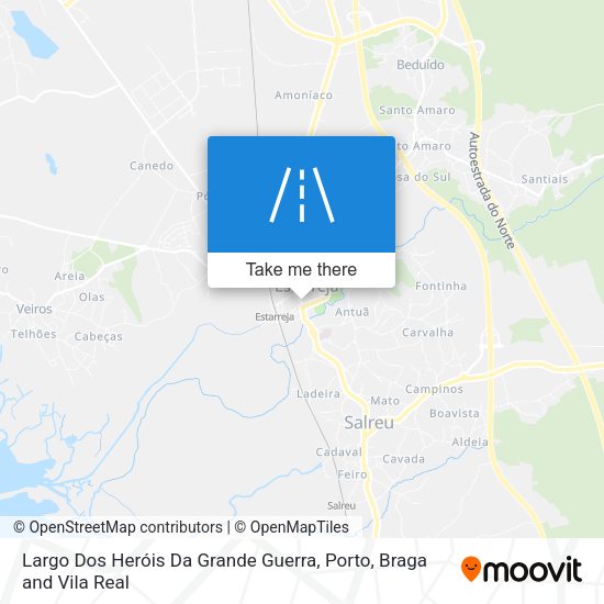 Largo Dos Heróis Da Grande Guerra mapa