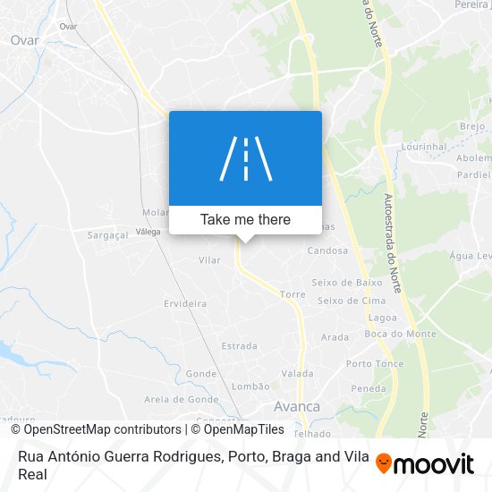 Rua António Guerra Rodrigues map