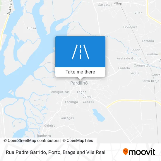 Rua Padre Garrido map