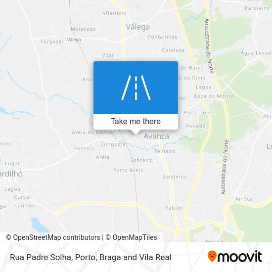 Rua Padre Solha map