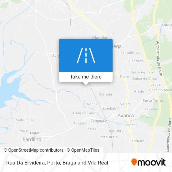 Rua Da Ervideira map