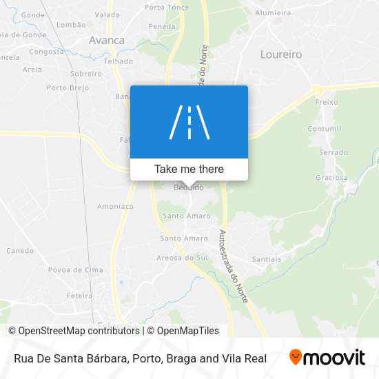 Rua De Santa Bárbara mapa