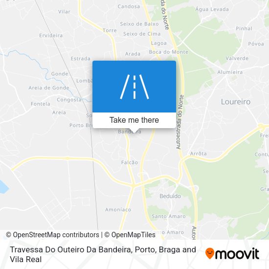 Travessa Do Outeiro Da Bandeira map