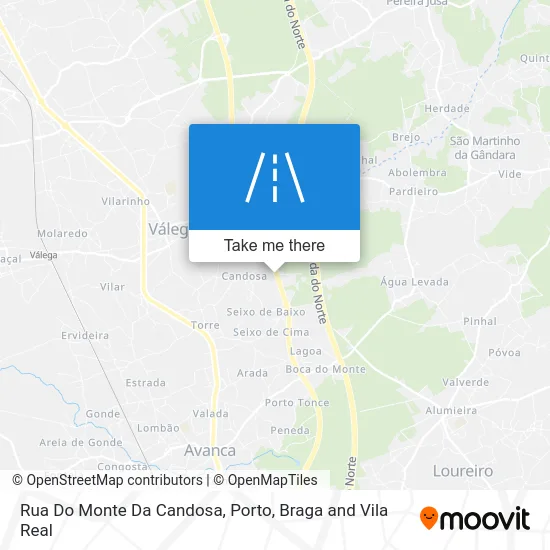 Rua Do Monte Da Candosa map