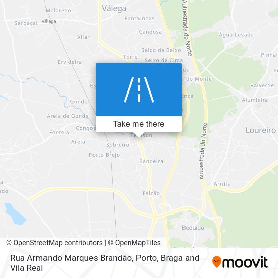 Rua Armando Marques Brandão mapa