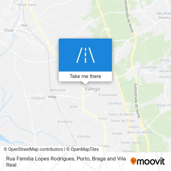 Rua Família Lopes Rodrigues map
