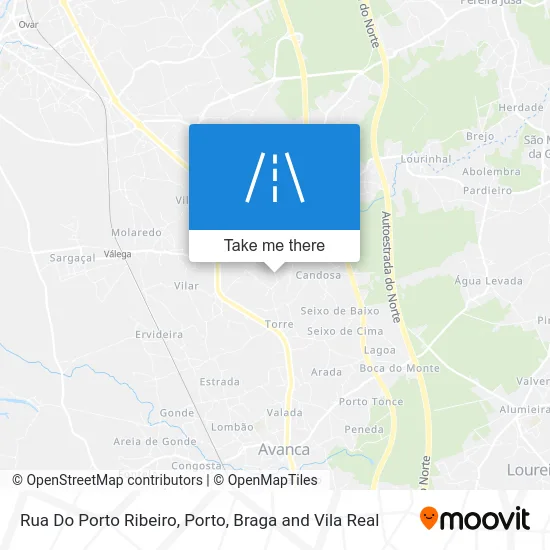 Rua Do Porto Ribeiro map