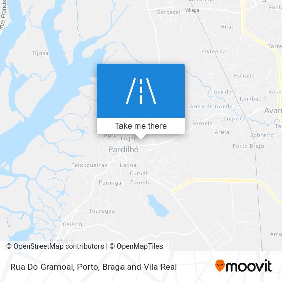 Rua Do Gramoal mapa