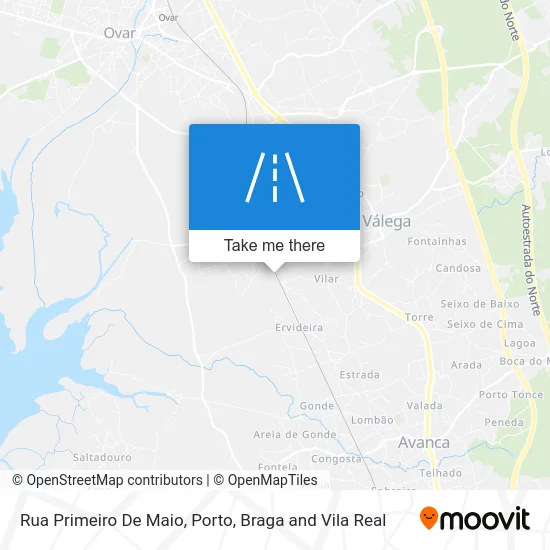 Rua Primeiro De Maio map