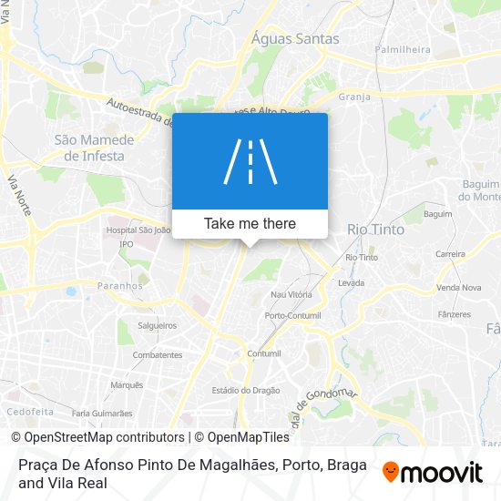 Praça De Afonso Pinto De Magalhães mapa