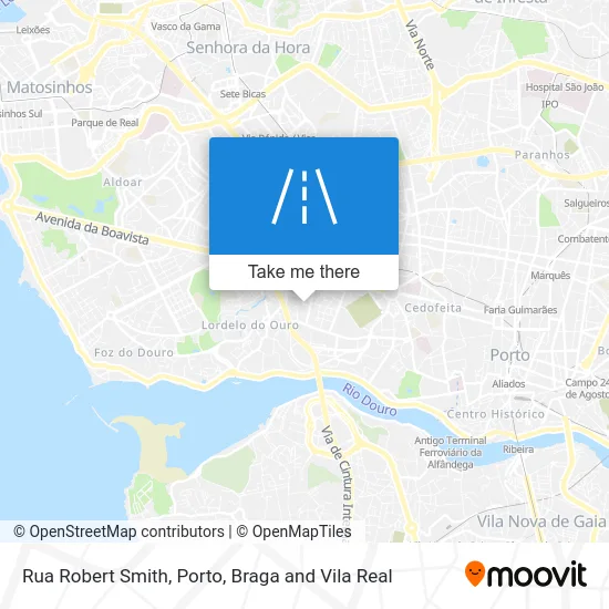 Rua Robert Smith map