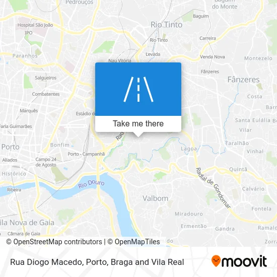 Rua Diogo Macedo map