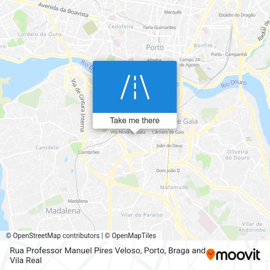 Rua Professor Manuel Pires Veloso mapa