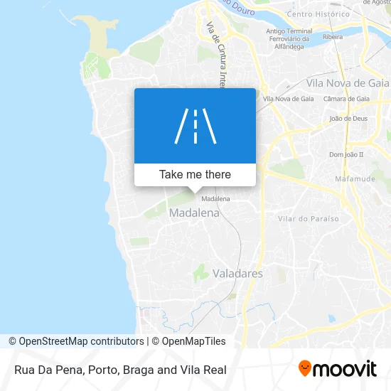 Rua Da Pena map
