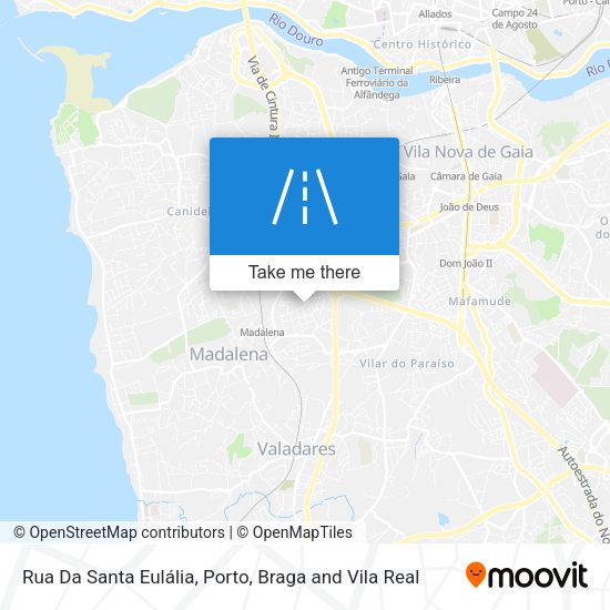 Rua Da Santa Eulália map