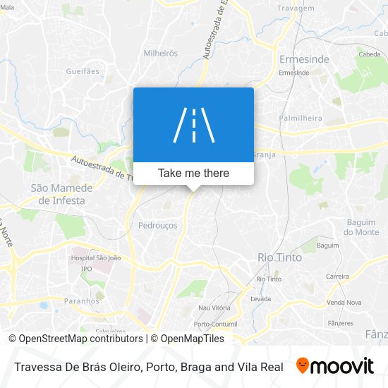 Travessa De Brás Oleiro mapa