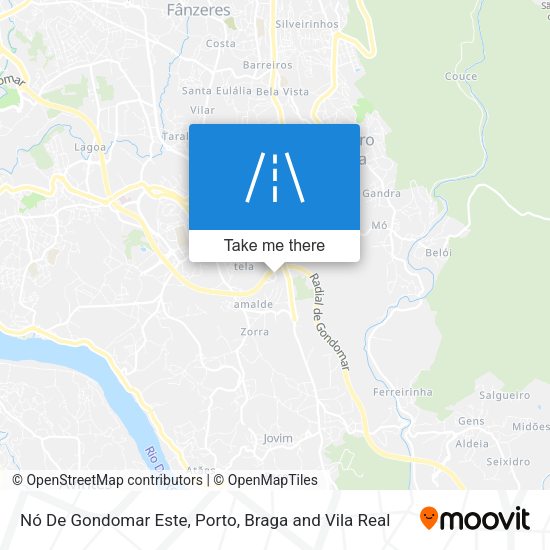 Nó De Gondomar Este map