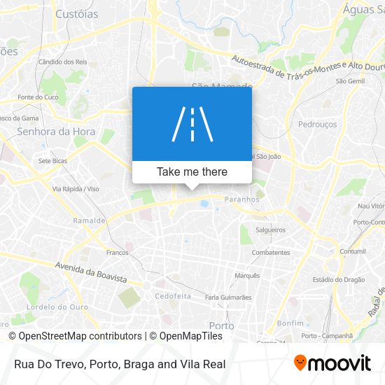 Rua Do Trevo mapa
