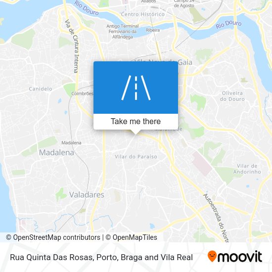 Rua Quinta Das Rosas map