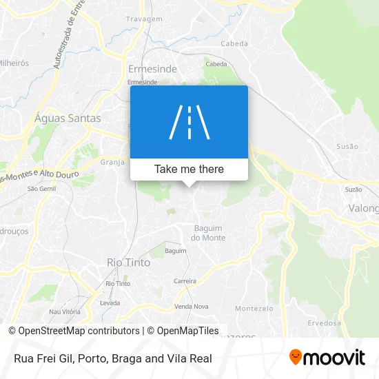 Rua Frei Gil map