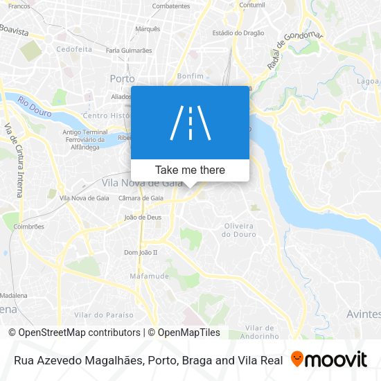 Rua Azevedo Magalhães map