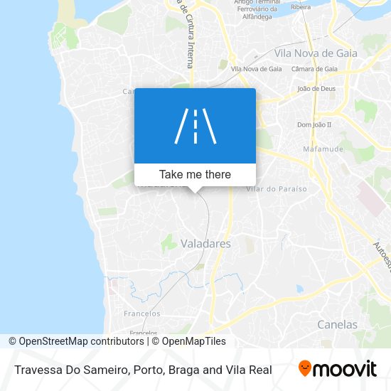 Travessa Do Sameiro mapa