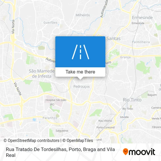 Rua Tratado De Tordesilhas map