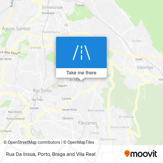 Rua Da Insua map
