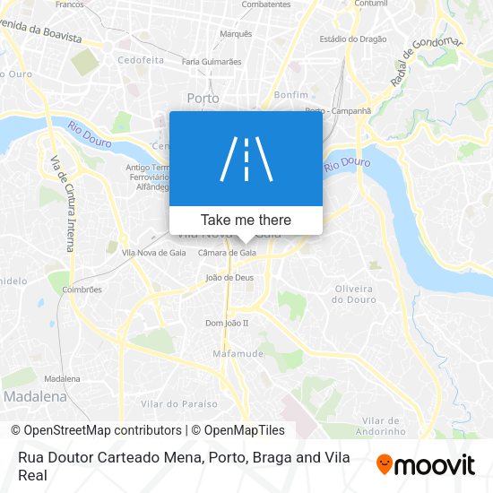 Rua Doutor Carteado Mena map