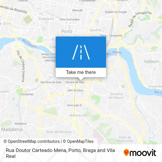 Rua Doutor Carteado Mena map