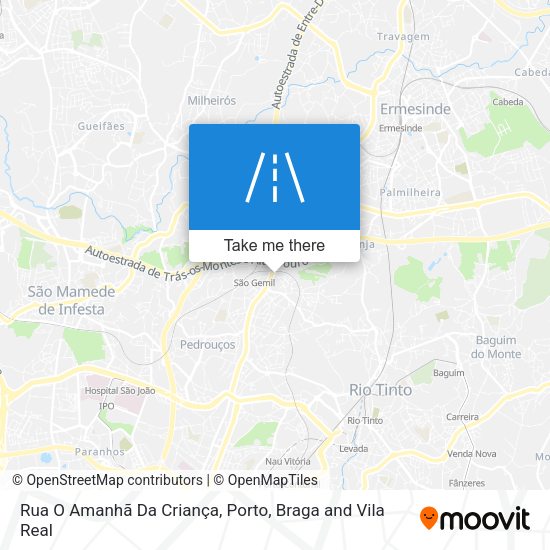 Rua O Amanhã Da Criança mapa